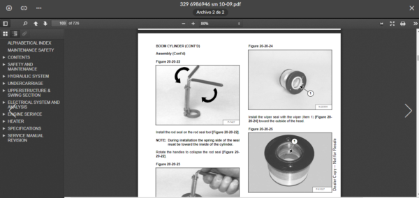 SERVICE MANUAL BOBCAT 329 sms - Image 5