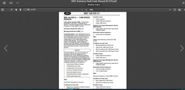 SERVICE MANUAL MACK V-MAC IV 2007 EMISSIONS - Image 4