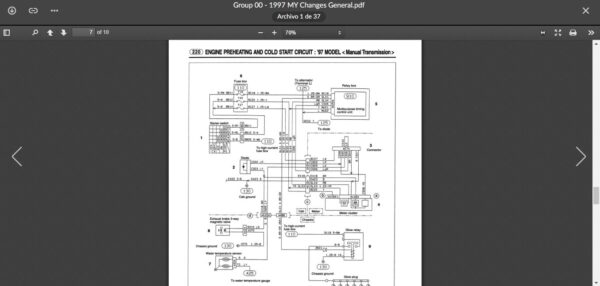 SERVICE MANUAL  Fuso FH Series 1996-2001 - Image 4