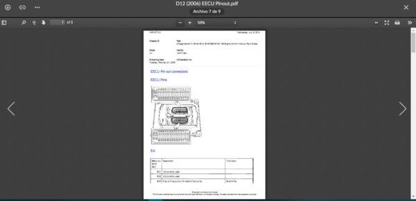 SERVICE MANUAL VOLVO DD12A (1993-1998) - Image 4