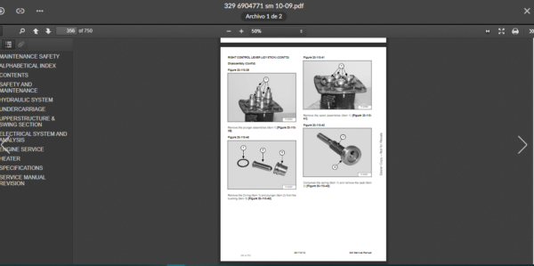 SERVICE MANUAL BOBCAT 329 sms - Image 6