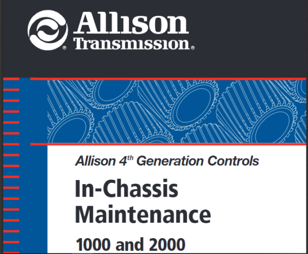 SERVICE MANUAL  In-Chassis Maintenance 4th GENERATION ALLISON