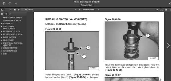 SERVICE MANUAL BOBCAT  463 sms - Image 4