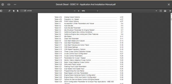 SERVICE MANUAL DETROIT DIESEL DDEC VI - Application And Installation Manual - Image 4