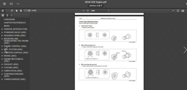 SERVICE MANUAL HINO FD.FE.FF.SG 2018 - Image 3