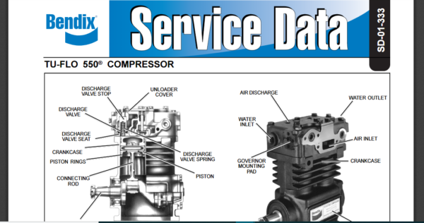 SERVICE MANUAL Bendix TU-FLO 550 Compressor