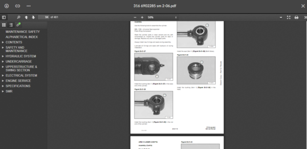 SERVICE MANUAL BOBCAT 316 SMS - Image 5