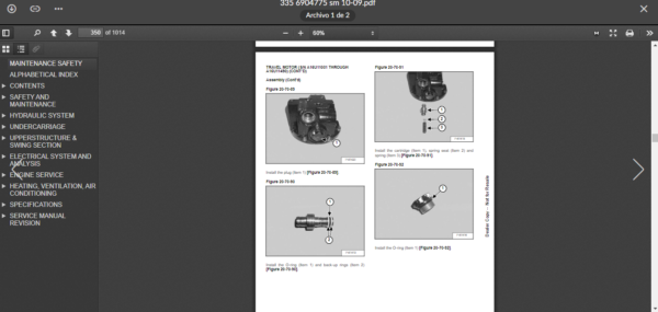 SERVICE MANUAL BOBCAT 335 sms - Image 6