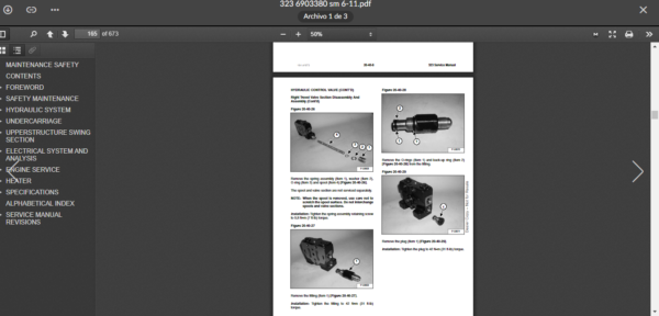 SERVICE MANUAL BOBCAT 323 sms - Image 5