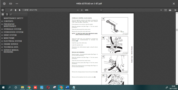 SERVICE MANUAL BOBCAT 440b sms - Image 4