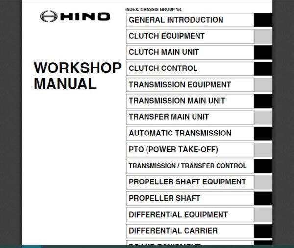 SERVICE MANUAL HINO FD.FE.FF.SG 2015