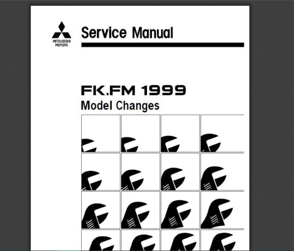 SERVICE MANUAL  Fuso FK & FM Series 1996-2001