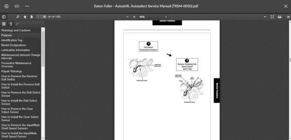 SERVICE MANUAL  Eaton Fuller - Autoshift, Autoselect Service Manual (TRSM-0050) - Image 5