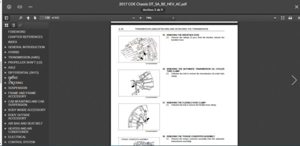 SERVICE MANUAL HINO FD.FE.FF.SG 2017 - Image 3