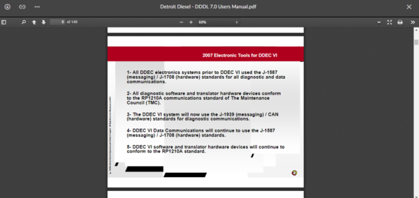 SERVICE MANUAL DETROIT DIESEL DDDL 7 U - Image 4