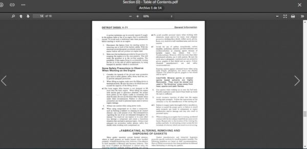 SERVICE MANUAL DETROIT DIESEL V-71 - Image 5