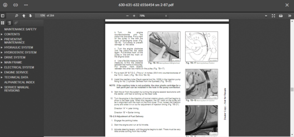 SERVICE MANUAL BOBCAT 630-631-632 sms - Image 5