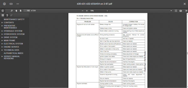 SERVICE MANUAL BOBCAT 630-631-632 sms - Image 6