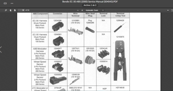 SERVICE MANUAL Bendix EC-30 - Image 6