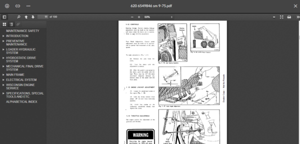 SERVICE MANUAL BOBCAT 620 sms - Image 5