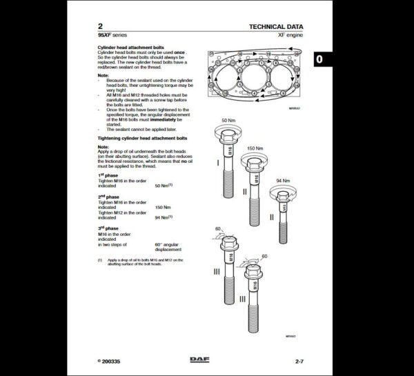 SERVICE MANUALDAF xf xe engine manual - Image 3