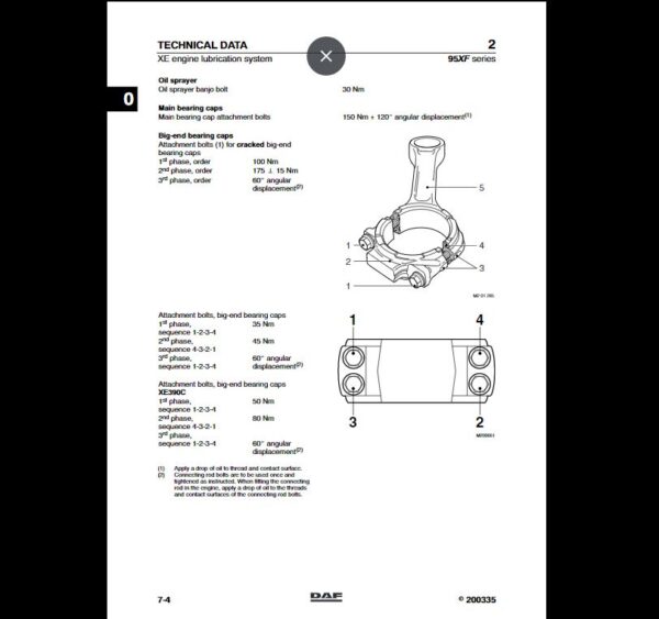 SERVICE MANUALDAF xf xe engine manual - Image 5