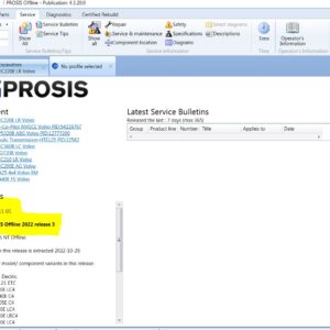 Volvo Prosis 2023 is a comprehensive platform designed for parts and maintenance information related to Volvo vehicles and heavy machinery. It provides essential resources for professionals in the automotive industry. The platform includes a detailed parts catalog, repair manuals, and advanced diagnostic tools. These features support technicians in efficient troubleshooting and effective maintenance of Volvo products.