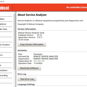 The Bobcat Service Analyzer 92.10 2024 is an advanced diagnostic tool designed for heavy machinery and trucks. It enhances the efficiency and accuracy of maintenance and repair processes for Bobcat equipment. This software offers key features such as improved diagnostic algorithms and real-time data analysis. It ensures compatibility with a wide range of Bobcat machines, making it an essential resource for technicians.