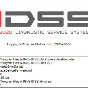 The ISUZU G-IDSS Domestic Japan 2024 is an advanced diagnostic tool designed for Isuzu vehicles. This version introduces several key features that enhance vehicle maintenance and streamline diagnostics. With improved user interfaces and multi-language support, technicians can efficiently navigate the system. The G IDSS also offers advanced programming capabilities, allowing for precise control updates and accurate diagnostics.