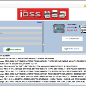 Isuzu US-IDSS 2024 Diagnostic is a comprehensive tool for the effective maintenance and repair of Isuzu vehicles. It integrates advanced diagnostic features to assist technicians in identifying and resolving issues promptly. This system supports a wide range of Isuzu models, ensuring compatibility with both US and Canadian specifications. Its capabilities include vehicle recognition, fault code analysis, and real-time data access to streamline the diagnostic process.